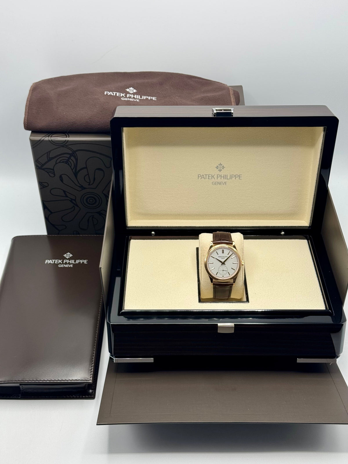 Patek Philippe Calatrava 40mm 6119R  Rose Gold White Dial