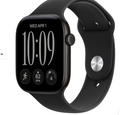 Apple Watch Series 12, 46mm, GPS, Black Aluminum Case with Black Sport Band (M/L)，2026